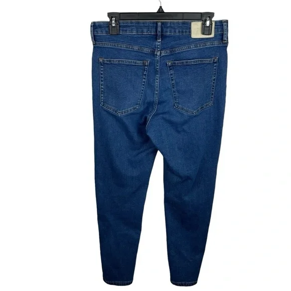 Everlane | Blue The Curvy High Rise Skinny Crop Jean - Picture 4 of 8